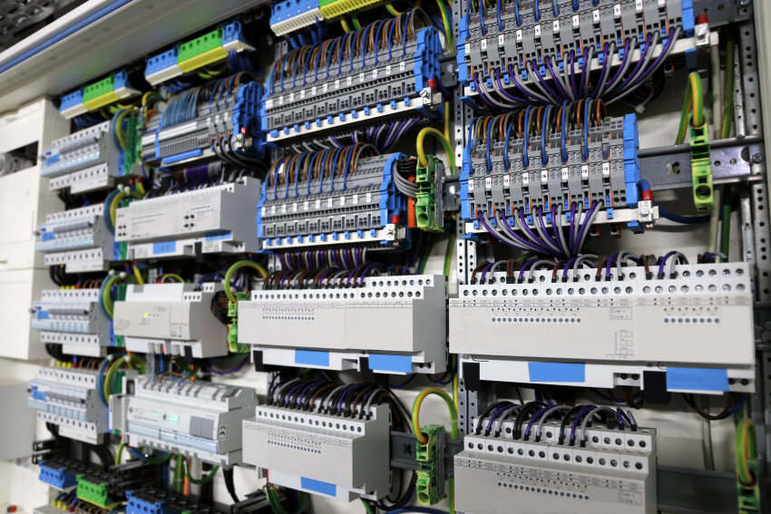 Elektroinstallation fertig eingerichtet